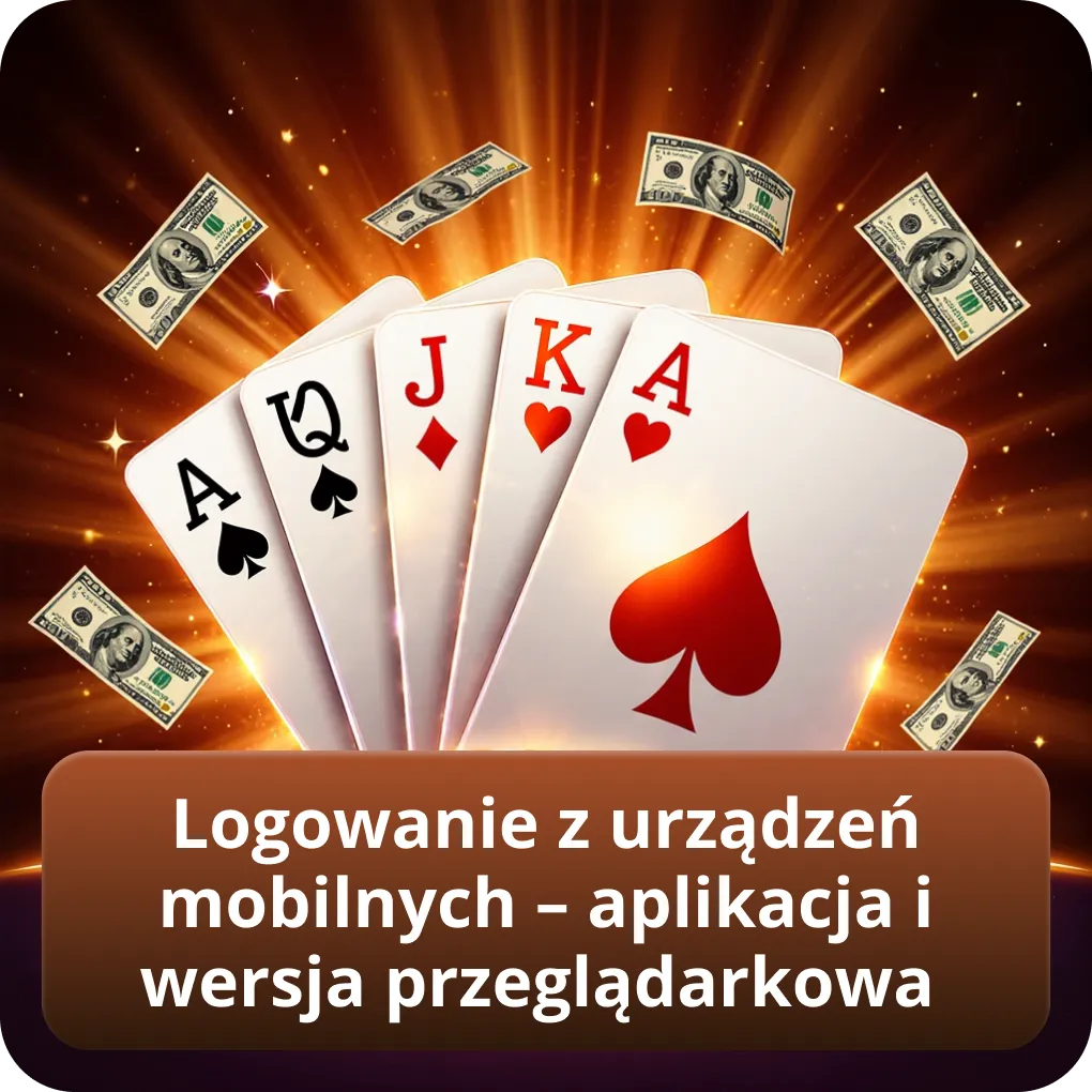 Logowanie z urządzeń mobilnych do VOX Casino