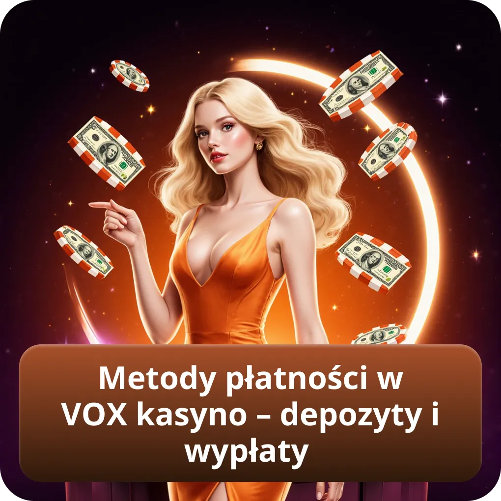 Metody płatności w VOX kasyno – depozyty i wypłaty